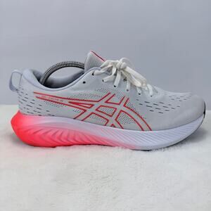 ASICS Gel-Excite 10 White Sunrise Red Running Shoes Womens Size 12